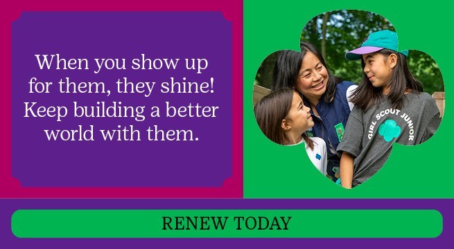 When you show up for them, they shine! Keep building a better world with them. Renew Today